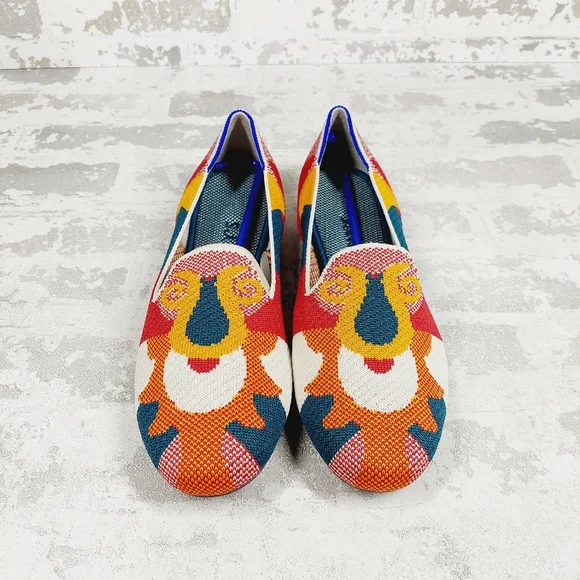 New Rothy's Amber Moroccan Round Toe Slip On Loafers C114 - Picture 4 of 8